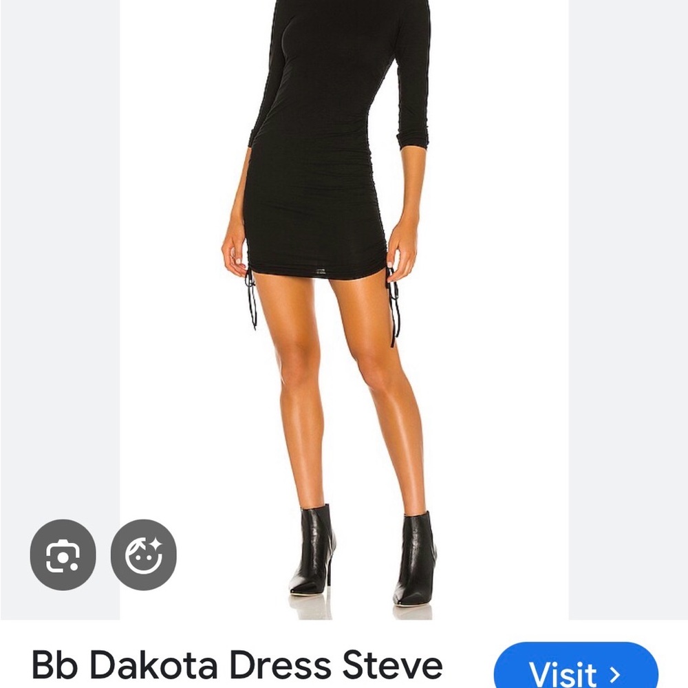 BB Dakota Sleek Black Mini Dress